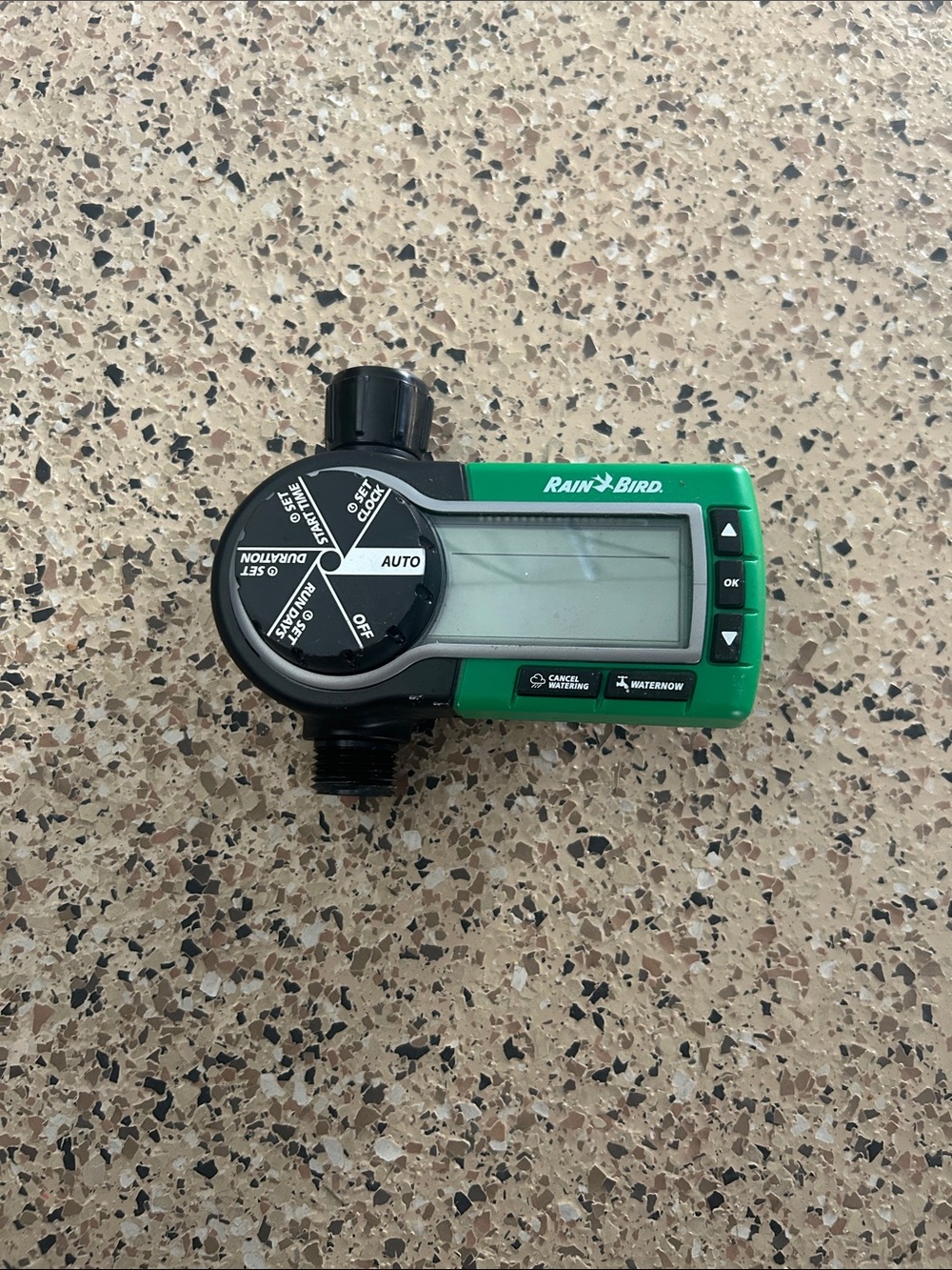 Rainbird Green and Black Digital Water Timer